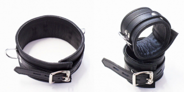 Hals Fuß Fessel Set - Fesseln zum sicheren fixieren